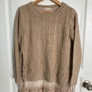 Altered State sweater with lace